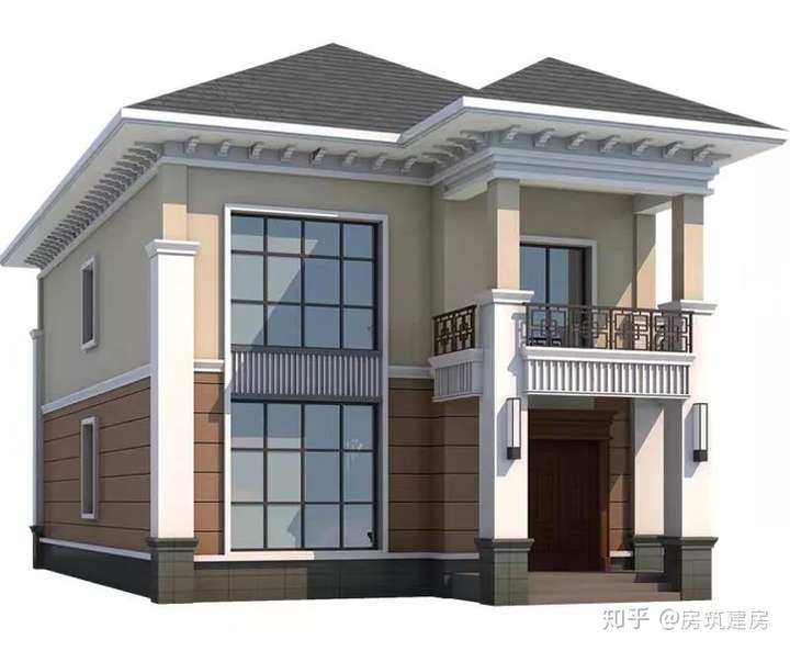 7米二层小别墅建起来只要20万,这款户型令人着迷,既美又便宜!