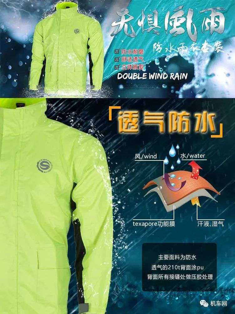 摩旅必备 防风防水 分体式骑行雨衣推荐 知乎