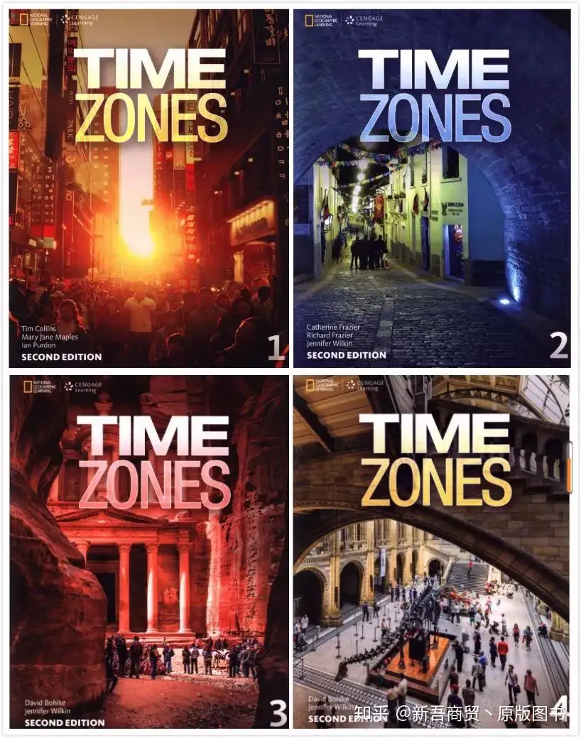 国家地理学习NGL 顶级原版青少教材Time Zones（2nd Edition）——小托福