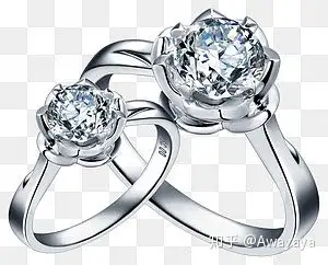 情人节海报设计少不了求婚戒指素材png免抠对戒把节日气氛推向高潮