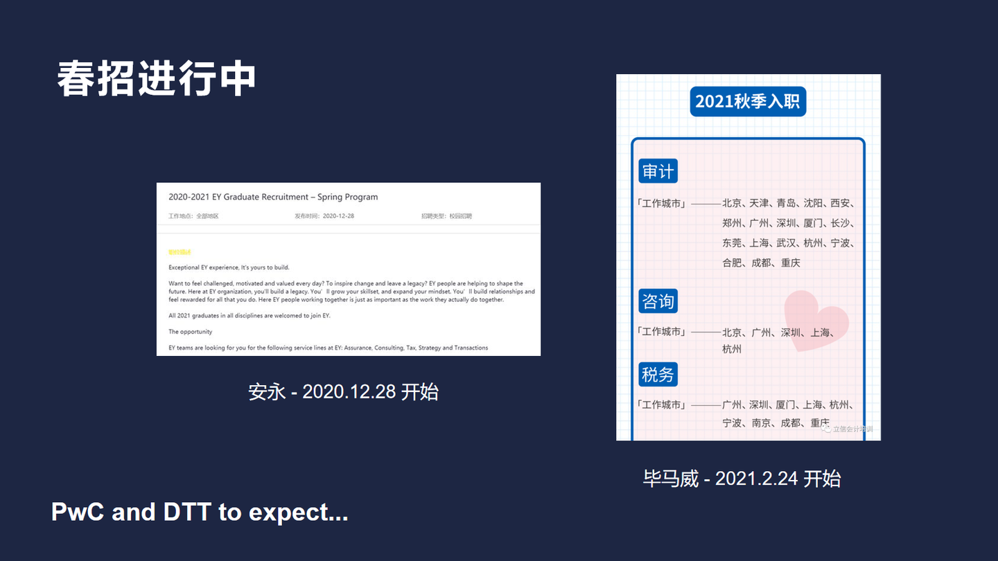 春招来了 四大税务tax工作分享 知乎