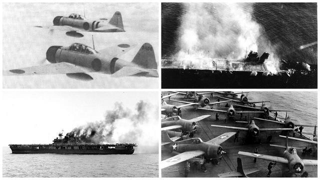 海陆空 燃烧太平洋 历数中途岛海战中的航母和舰载机 知乎