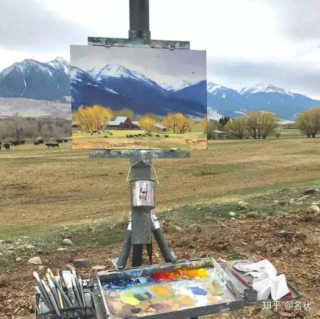 画与景色无缝衔接 还以为中间放了块玻璃 知乎 画与景色无缝衔接 还以为中间放了块玻璃 知乎