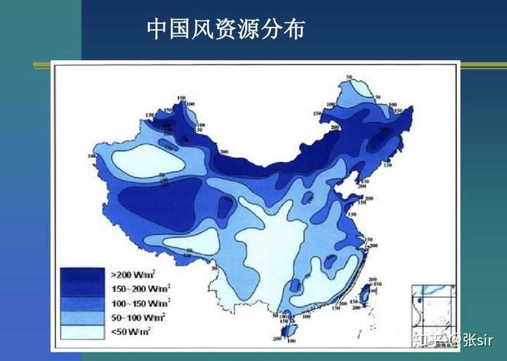 先来看看我国风资源分布情况,主要还是集中在西 北 地区 图片来源