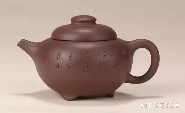 ZA0000155 中国唐物秘蔵逸品紫砂壺茶道具通高：8cm 通幅：17cm 底金 