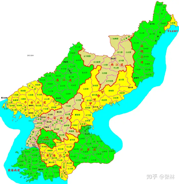 各国海外族裔人口－朝鲜人（朝鲜的外国人数量）