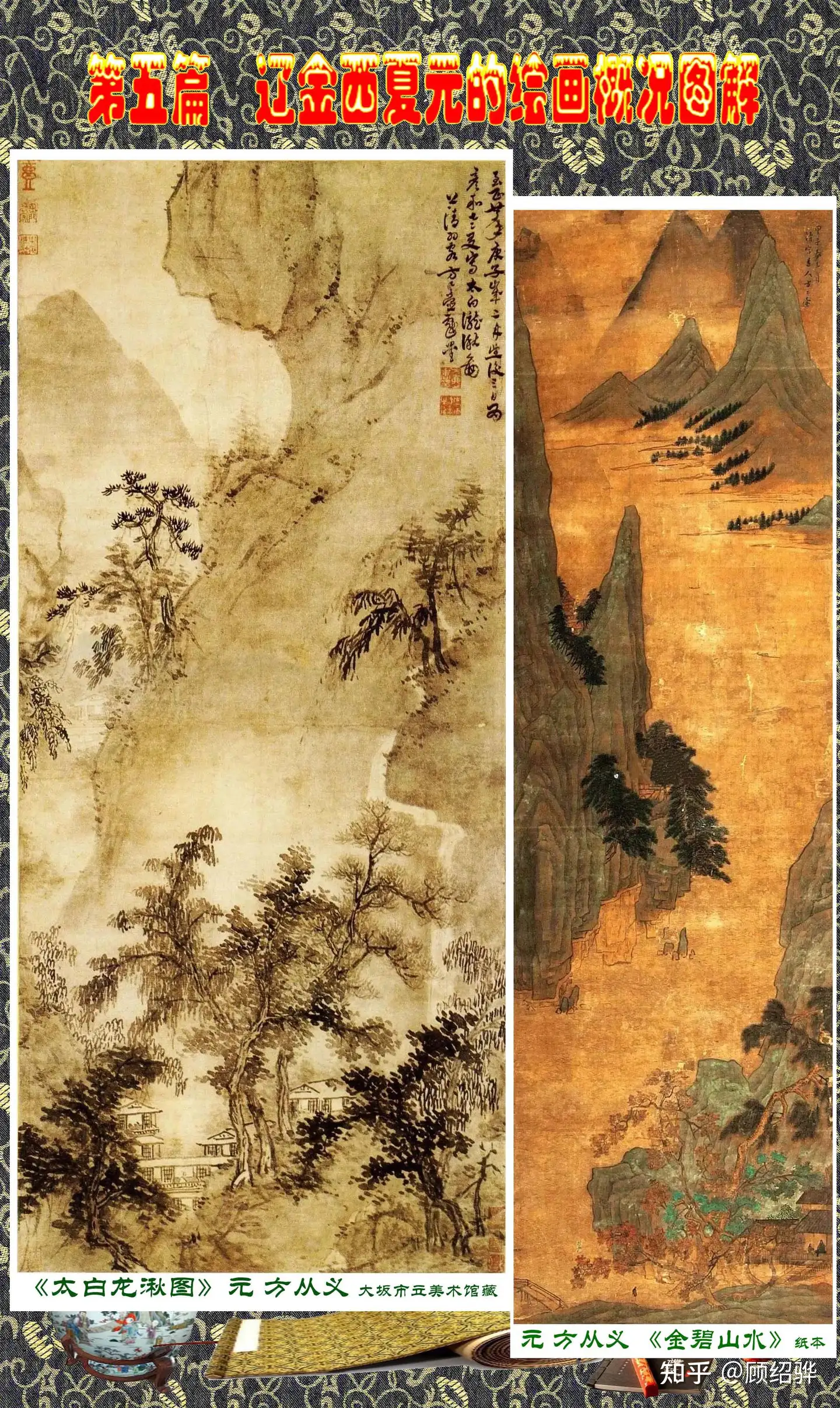 顾绍骅编辑中国画知识普及版第五篇辽金西夏元的绘画概况下二- 知乎