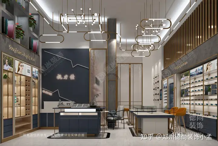 现代风格眼镜店装修设计案例，精致而内敛(图4)