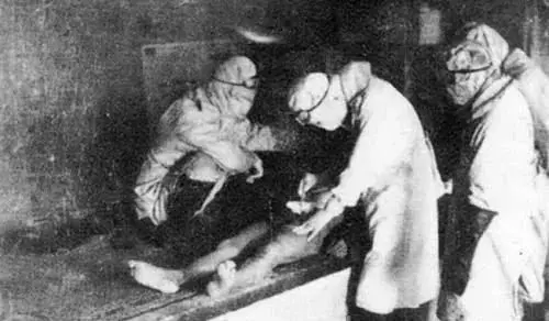 731部队的解剖素描图图片