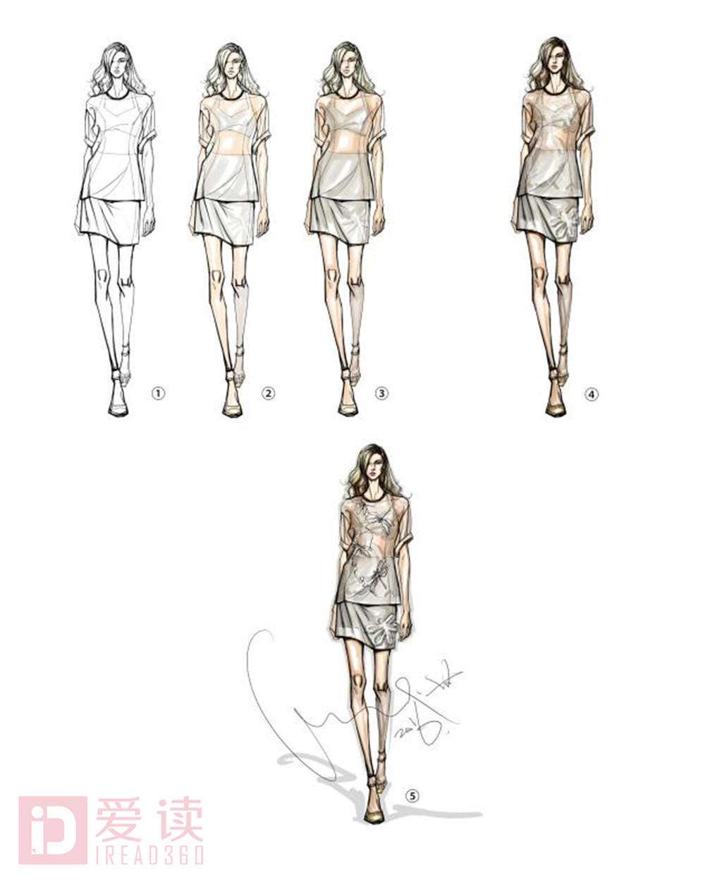 服装设计师告诉你常用面料材质的绘画方法 知乎