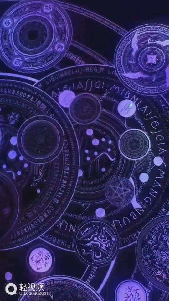 这样的魔法阵该如何运用ae进行制作?