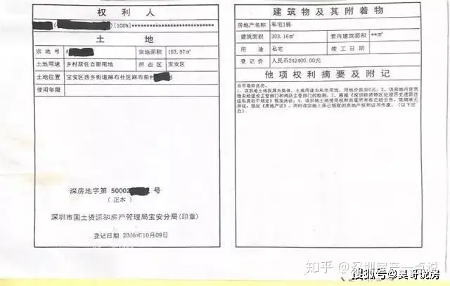 深圳小产权房子（深圳小产权房有哪些证件？绿本是什么？）