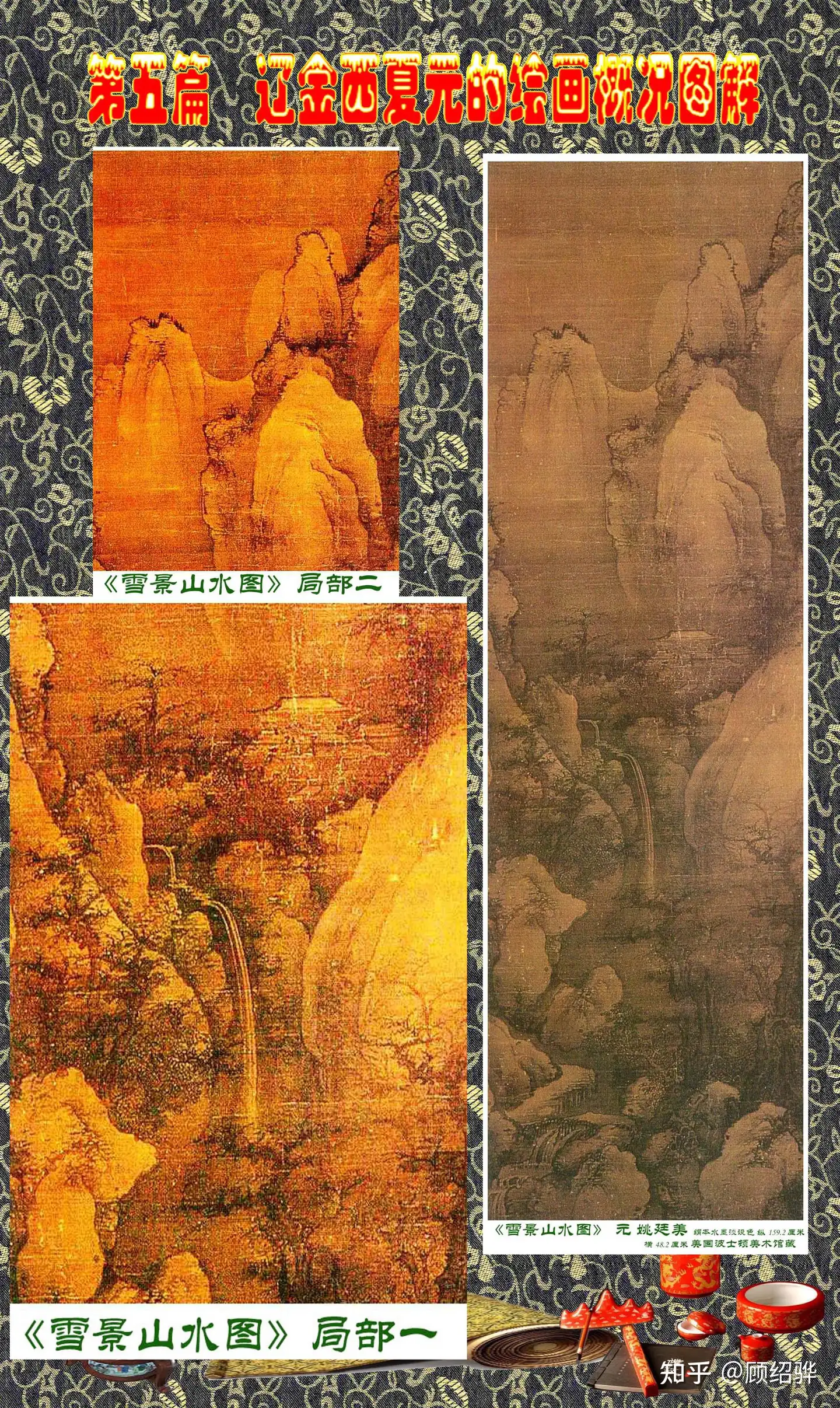 顾绍骅编辑中国画知识普及版第五篇辽金西夏元的绘画概况下三- 知乎