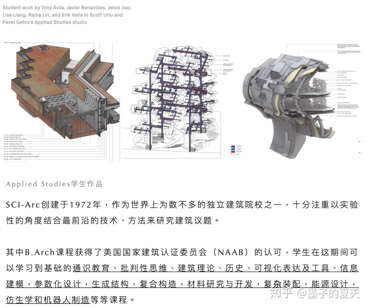 院校大盘点 美本建筑学专业解析 各大名校课程都在学什么 知乎
