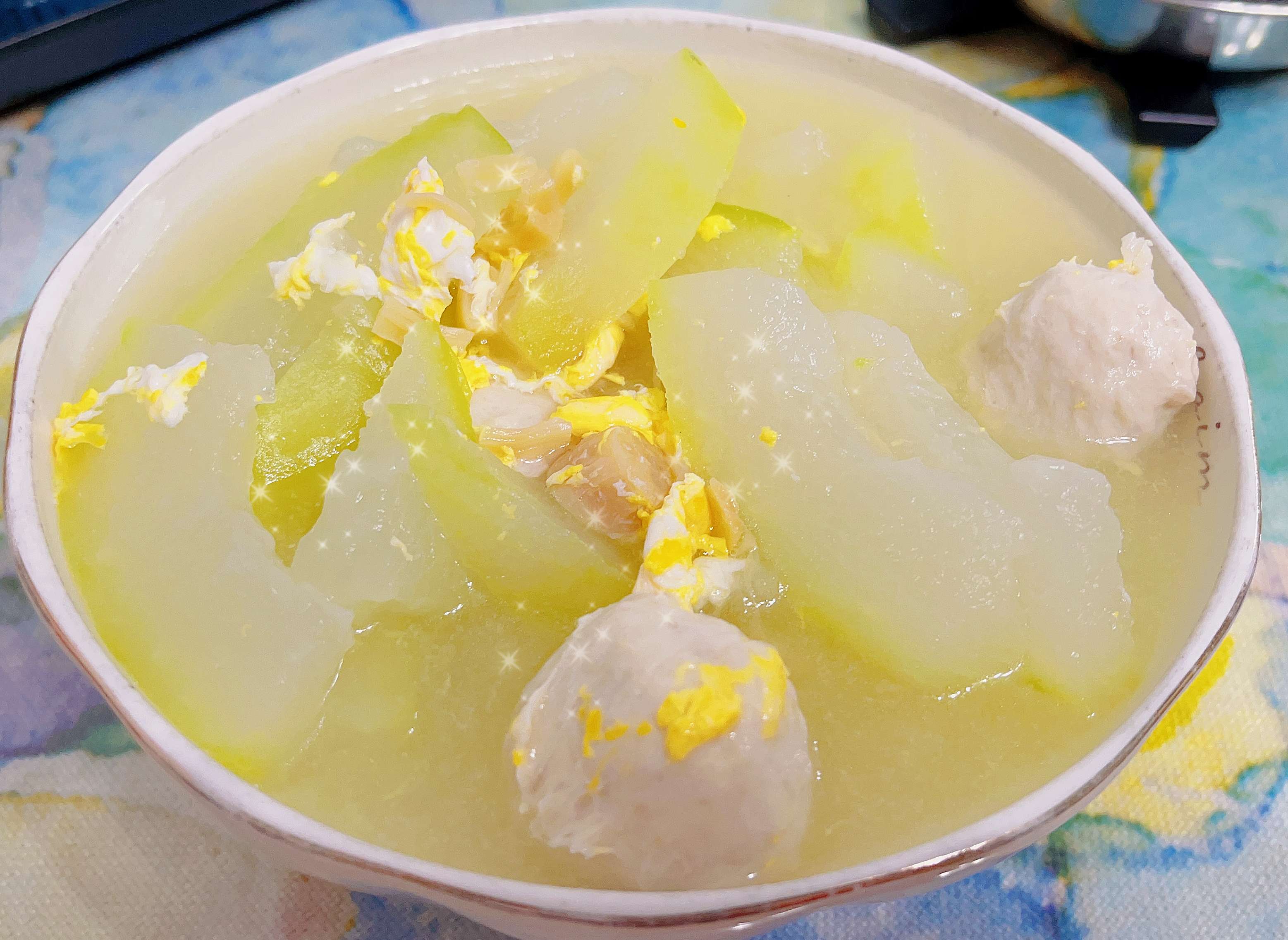 林一一 的想法: 简易广式瑶柱节瓜鸡蛋汤来啰 | 材料: 瑶… - 知乎