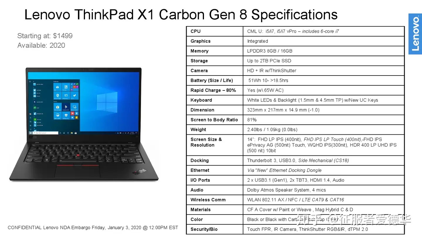 最熟悉的老熟人——写在ThinkPad X1 Carbon 2020上市前- 知乎