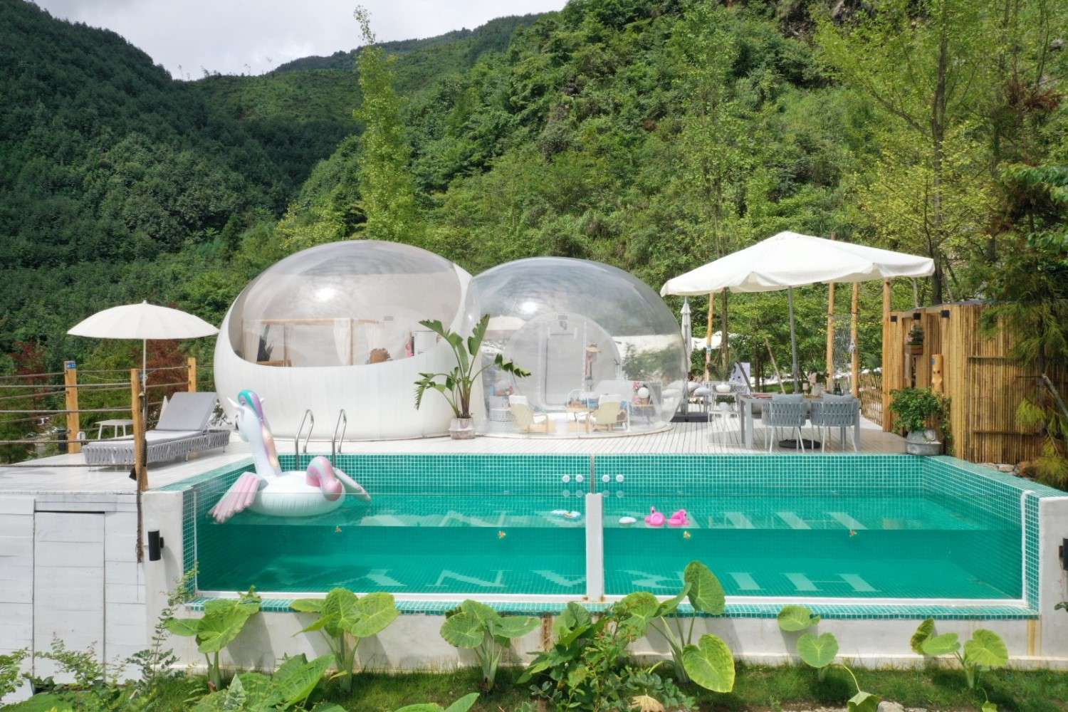 木鸟民宿 的想法: #成都民宿# 成都星空泡泡屋!ins风无边泳… - 知乎