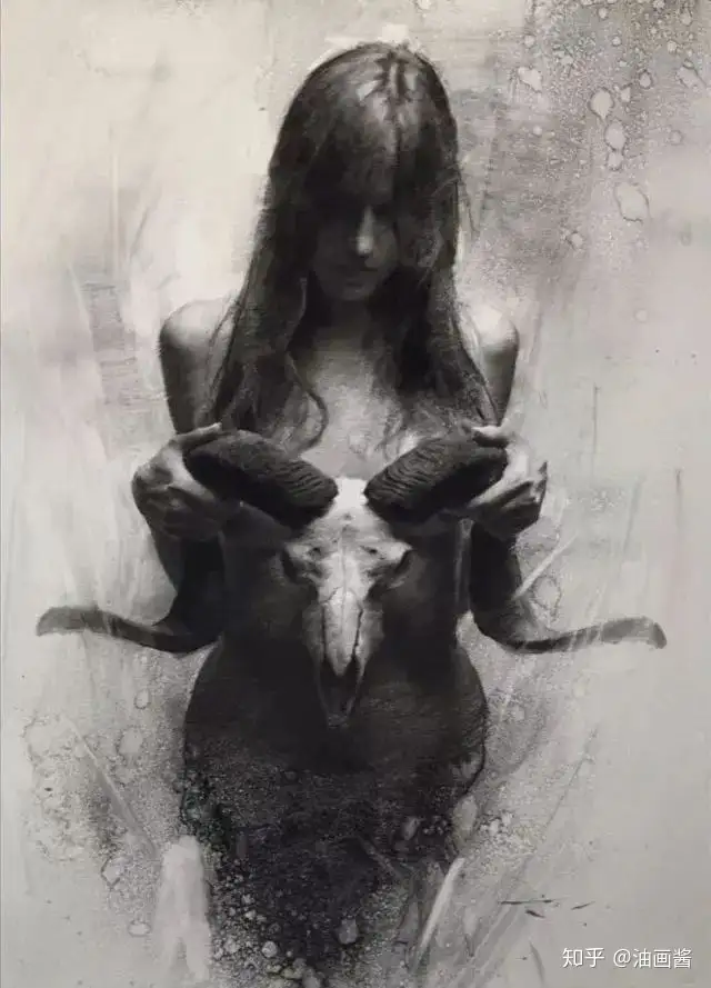 木炭画 / 神山(加藤)梅子 作