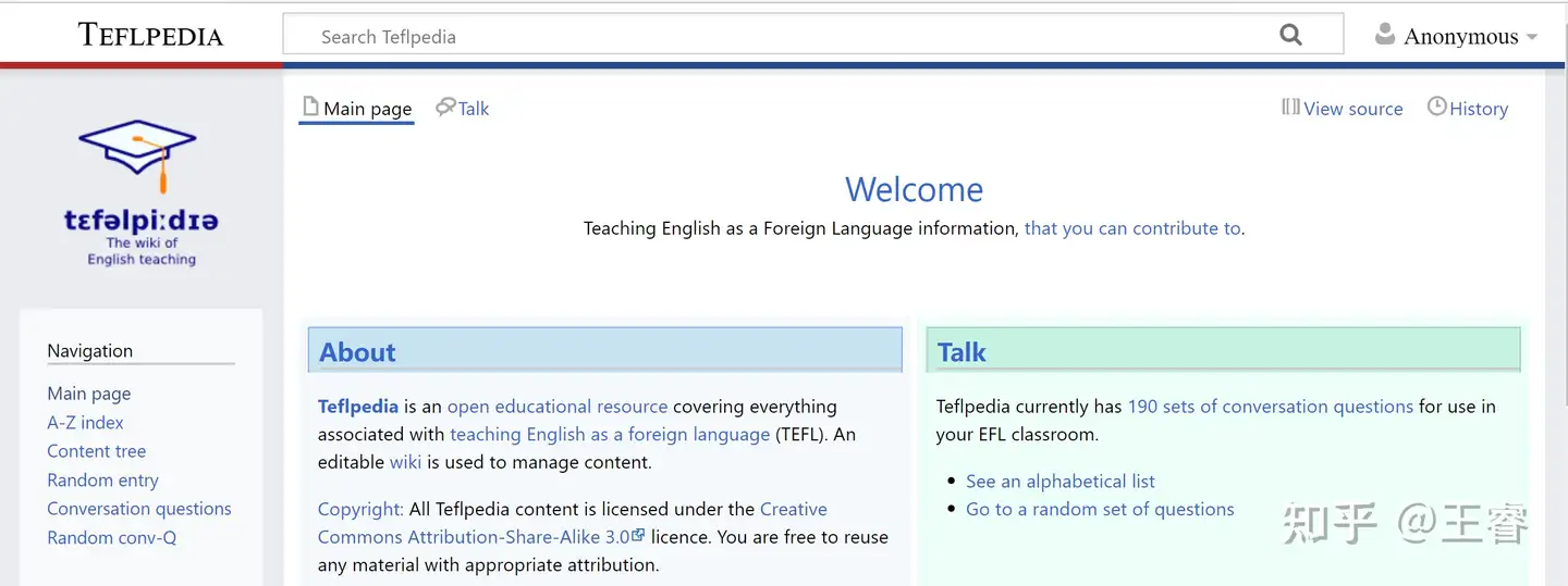 Teflpedia: The wiki of English teaching (www.teflpedia.com)