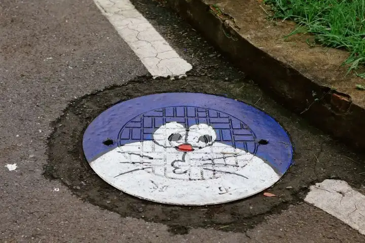 【活力校园】井盖焕彩 点亮校园 | 我校富阳校区开展彩绘活动(图10)