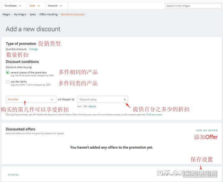 Allegro Promotions&Ads(促销&广告)——五大促销区/打折区