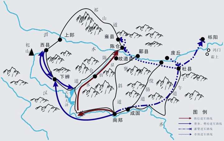 武都大地震,使得韩信的暗度陈仓成为绝响,诸葛亮北伐注定失败.