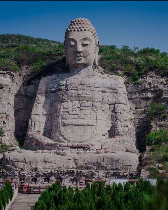 太原的蒙山大佛要是突然活了,跳起来要摧毁太原市区,请问大约多久之后