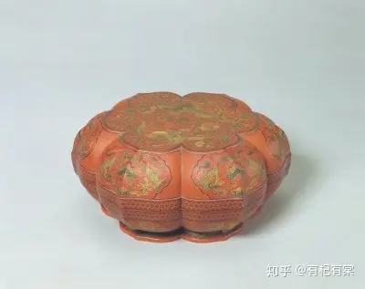 漆器捧盒雕刻唐物清朝-