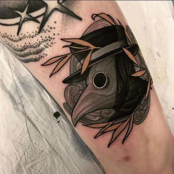 Horní 30 Plague Doctor tetování