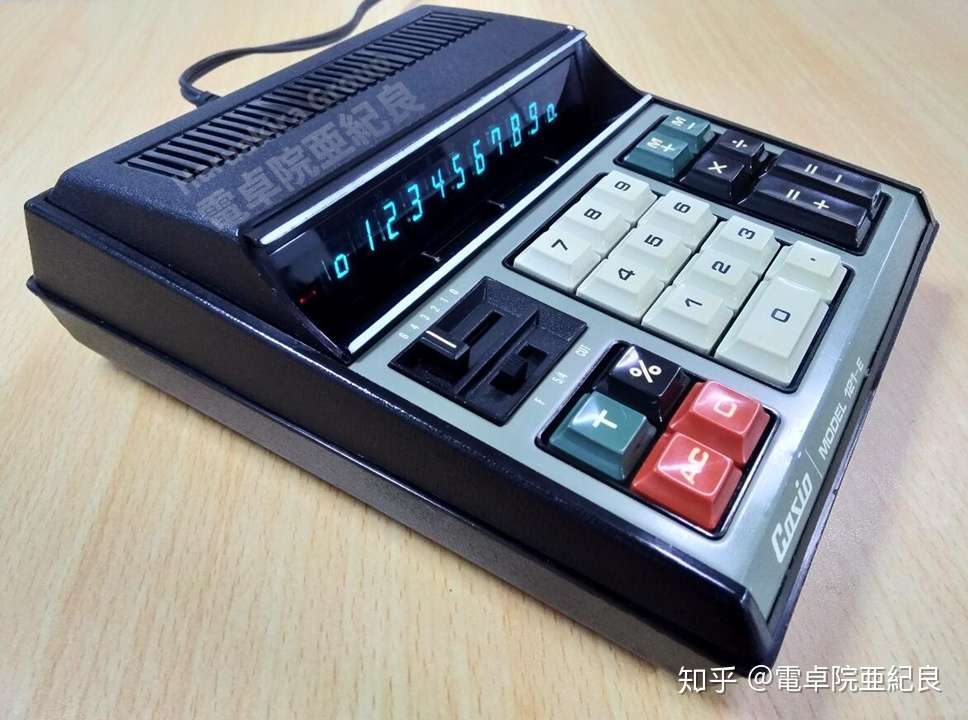 1973年的casio 121 E台式计算器 知乎