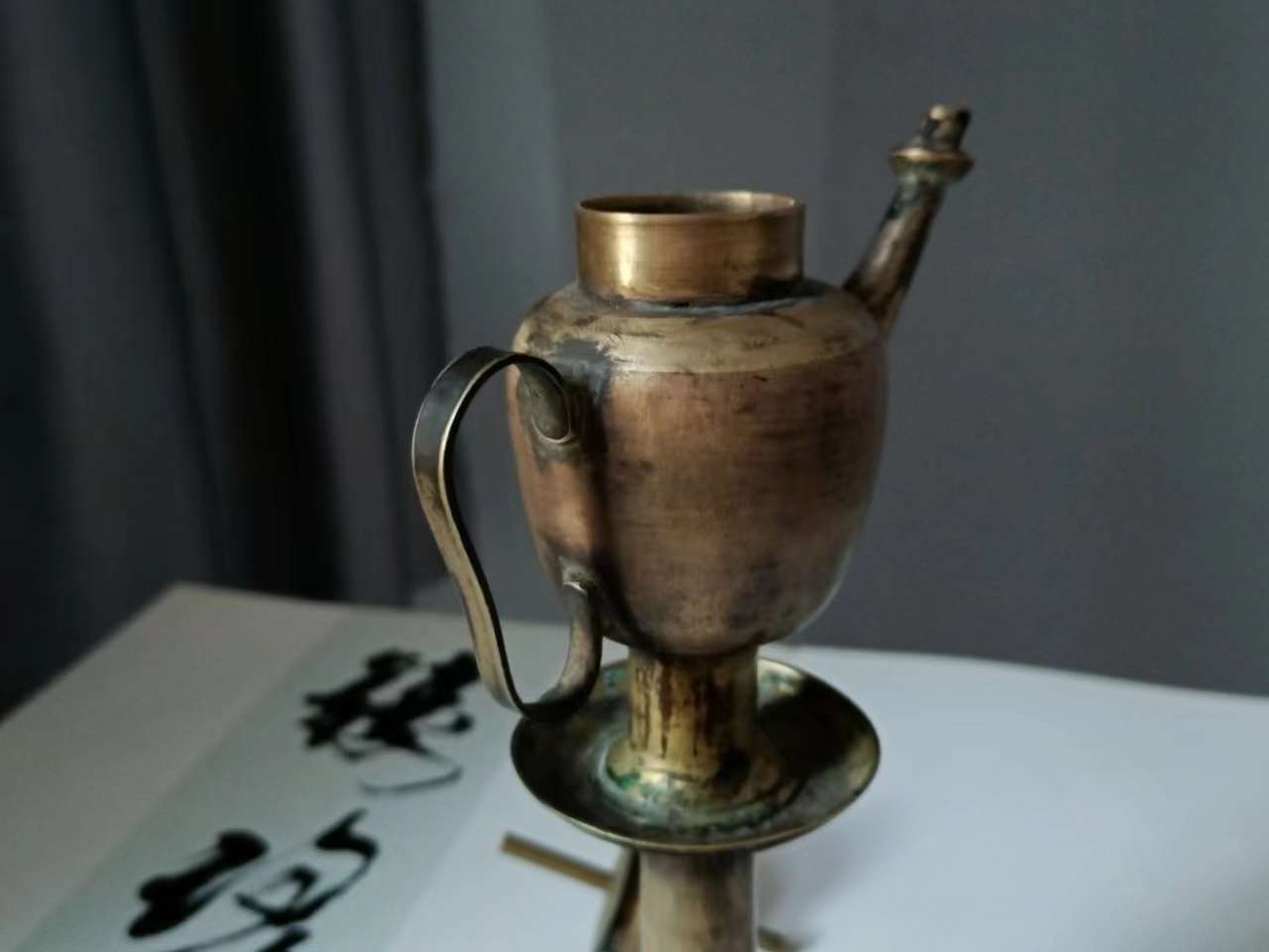 蕴玉呓语 的想法: 『锦泰永 61 壶形 古油灯』 初看我还真说