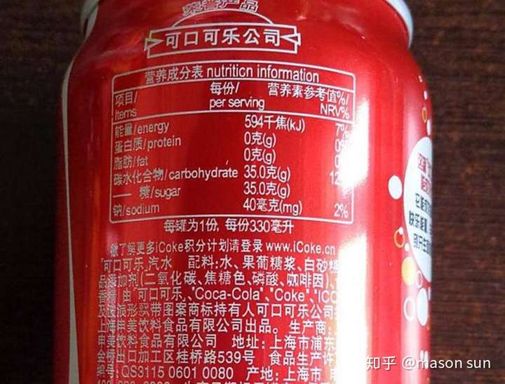 为什么酒类没有热量表