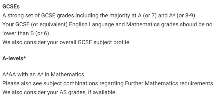 想要申請華威,gcse數學(或科學)必須達到c/4分;也有部分專業要求b/6