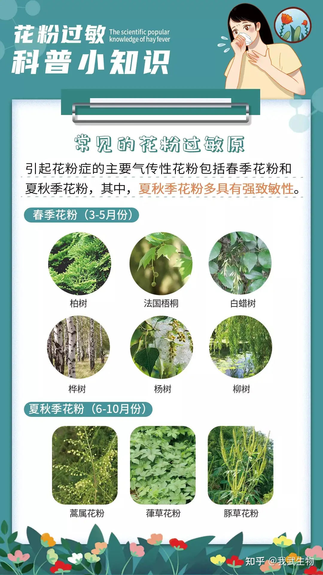 过敏星人 花粉过敏怎么办 快收好这份 花粉过敏小百科 知乎