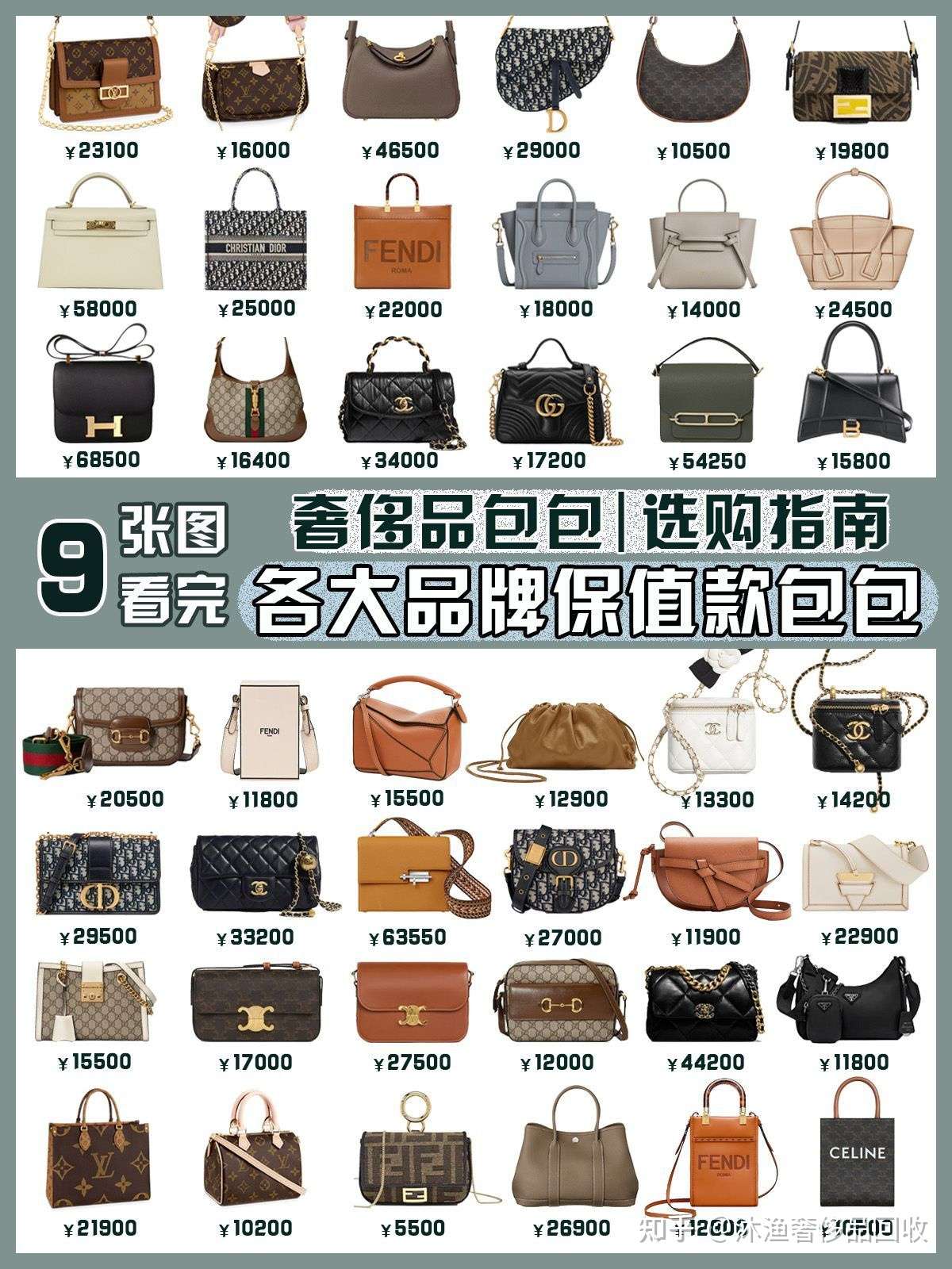 这些大牌包包最保值 跟着买不会错 知乎