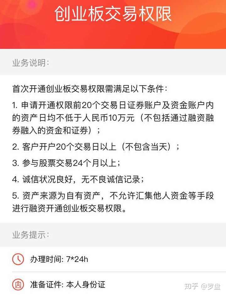 如何開通創業板權限?創業板開戶需要什麼條件?