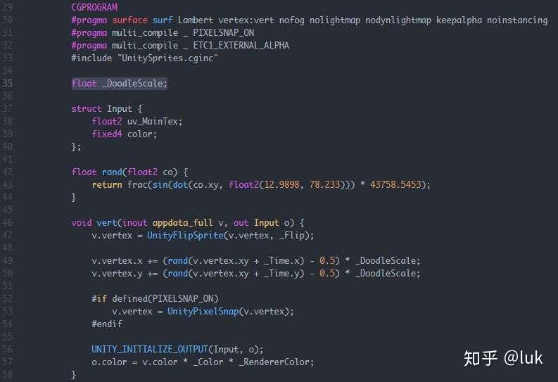 Sprite Doodle Shader Effect 实现手绘涂鸦动效 知乎