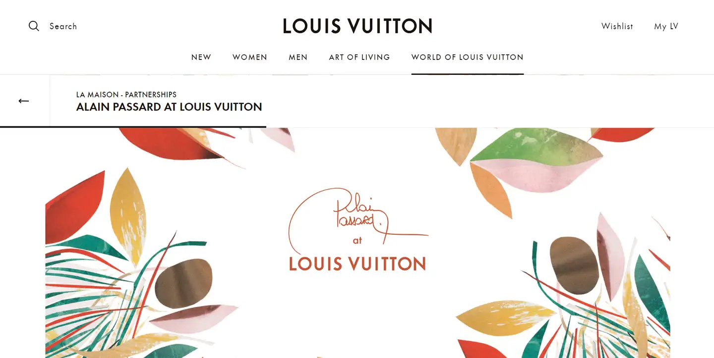 Alain Passard at Louis Vuitton