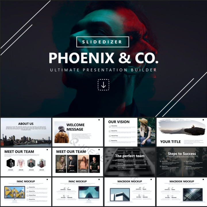 专为年终总结准备的PPT模板，快来下载！