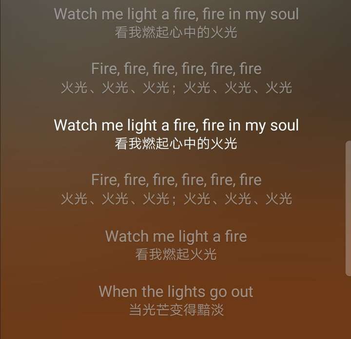 有一首英文歌,女生唱的,歌词里有很多fire,we are 什么什么fire,很