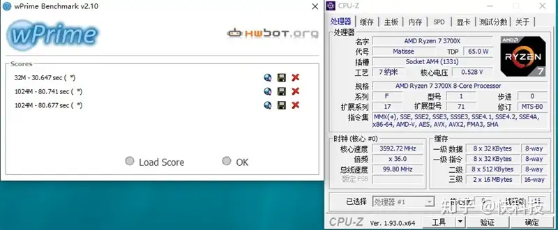 毫无悬念的对比！锐龙7 3700X大战酷睿i7-9700K - 知乎