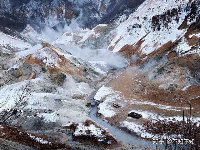 地狱谷 日本北海道登别市地狱谷 知乎