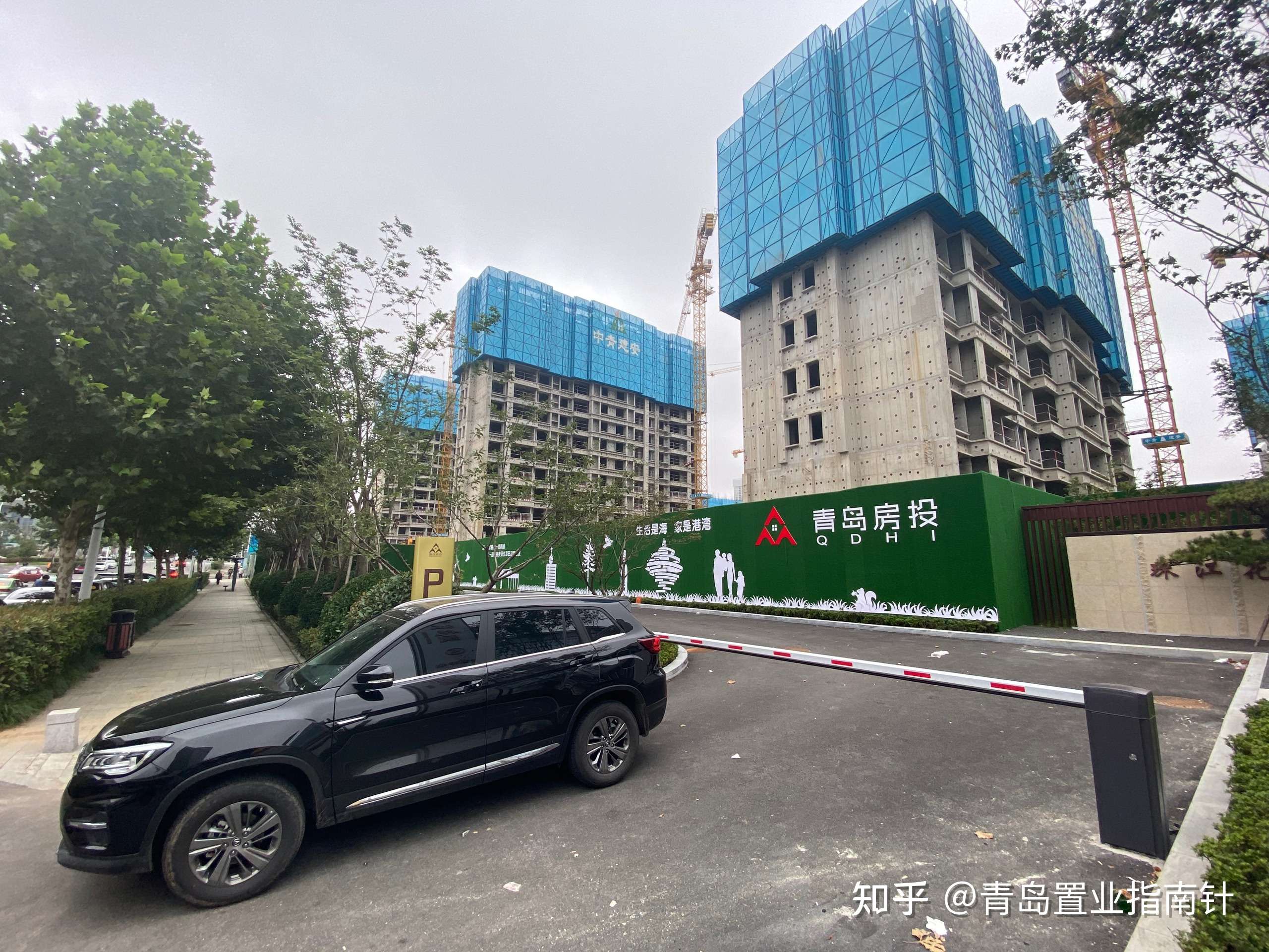青岛置业指南针 的想法: 西海岸新区的楼盘"珠江花园"最近上了热