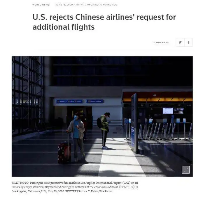重磅！Delta 航空500名员工确诊，中美航班又又又开撕？