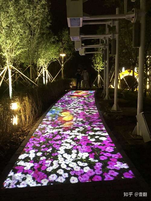 汉中户外地面互动投影灯