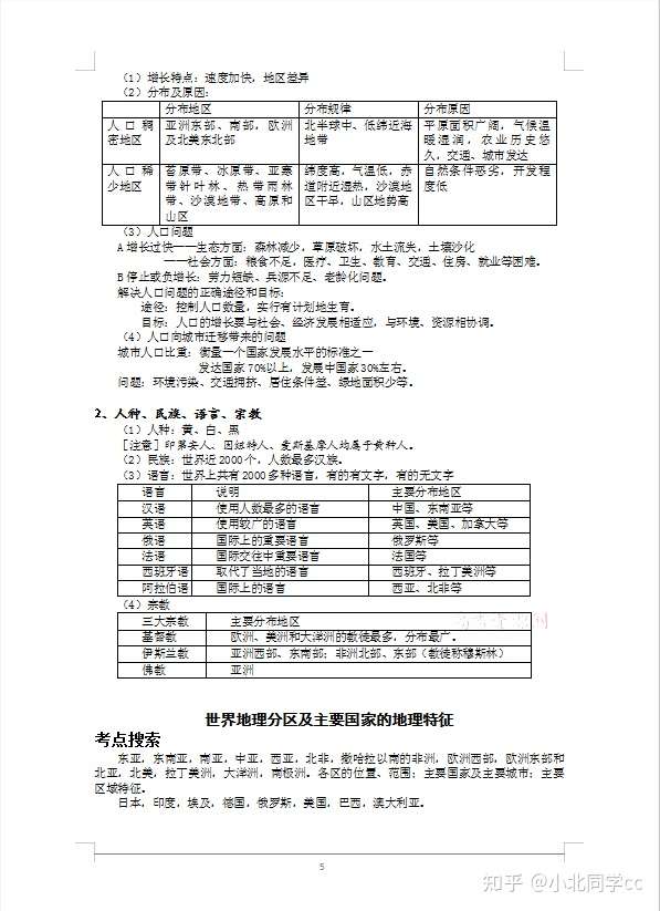 高考地理 详细世界地理知识点总结 帮你夯实基础拿高分 知乎