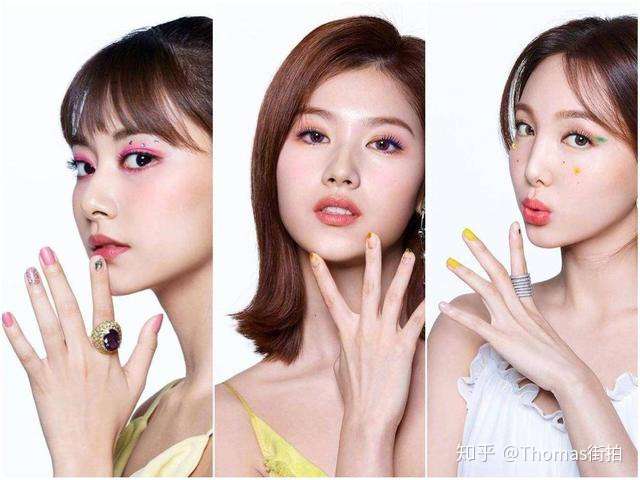 Twice组合画报 九人九色 韩国彩妆魅力 显青春年华少女气息 知乎