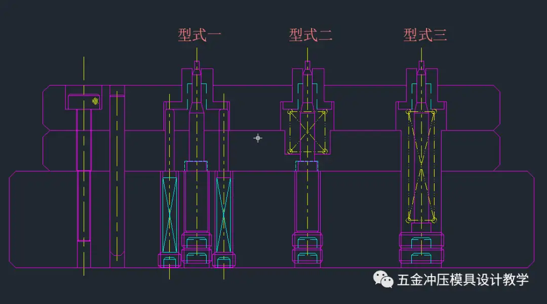 五金模具设计新手资料 上抽牙冲头的固定型式分享 知乎