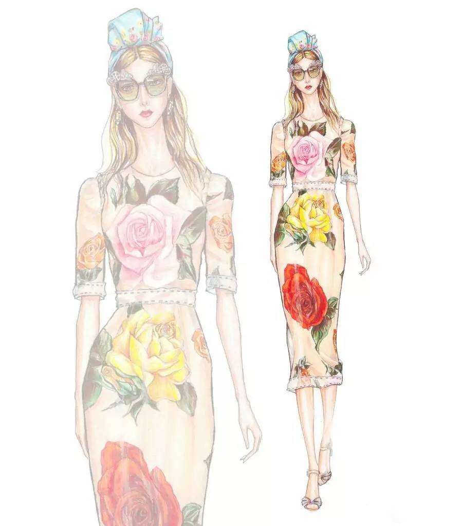 马克笔绘画技巧 服装设计 知乎