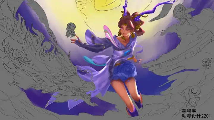 梦破次元 展界无边 | 富阳校区22级计算机应用专业动漫设计课程优秀作品展(图4) 梦破次元 展界无边 | 富阳校区22级计算机应用专业动漫设计课程优秀作品展(图4)